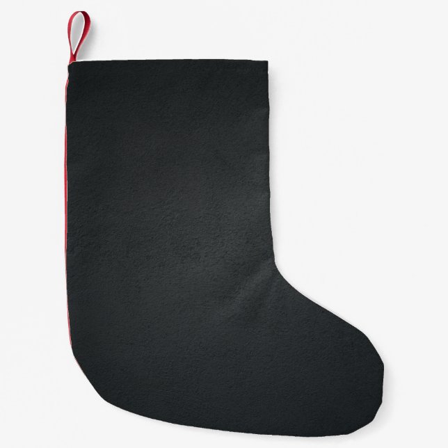 Black textile in close up photography small christmas stocking (Front)