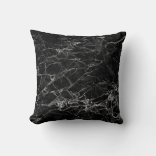 Black texture background stone cushion