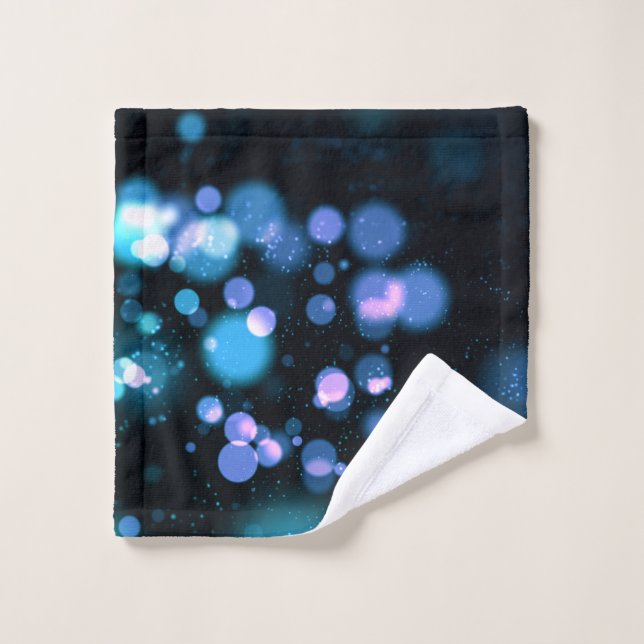 Black & Tha Smoke Modern Abstract  Wash Cloth (Wash Cloth)