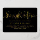 Black The Night Before Script Rehearsal Dinner