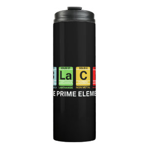 Black The Prime Element Black History Thermal Tumbler