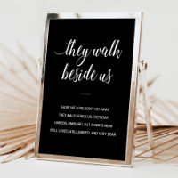 Black They Walk Beside Us Poem Wedding Memorial
