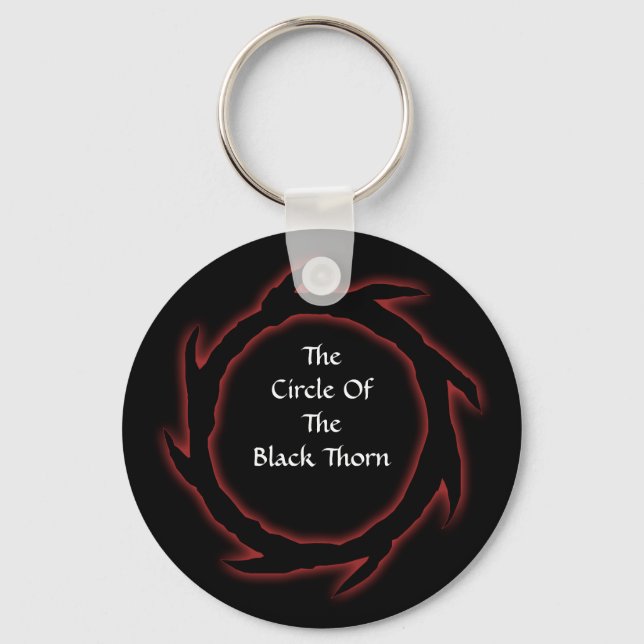 Black Thorn Keychain (Front)