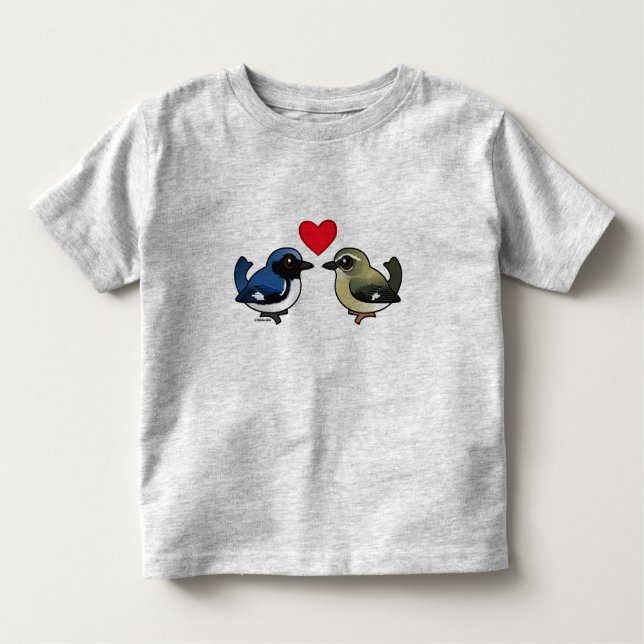 Black-throated Blue Love Toddler T-Shirt (Front)