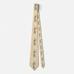 Black-throated Blue Warbler, Audubon Birds America Tie