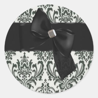 Black Tie Affair Seal/Sticker Classic Round Sticker