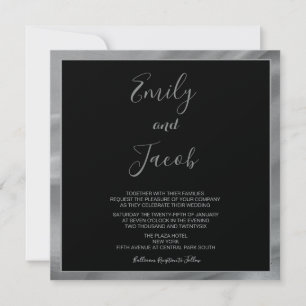 Black Tie Diamond: A True Love Story Never Ends Invitation