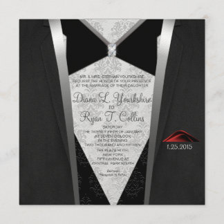 Black Tie Diamond Invitation