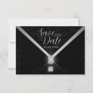 Black Tie Diamond Save the Date