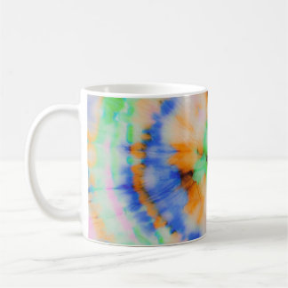 Black Tie Dye, Grungy Vintage. Coffee Mug
