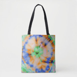 Black Tie Dye, Grungy Vintage. Tote Bag