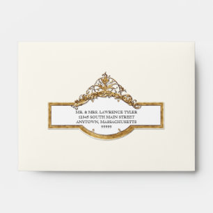 Black Tie Elegance 2, Golden Matching Envelopes