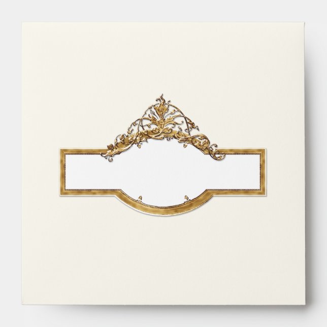 Black Tie Elegance 2, Golden Matching Envelopes (Front)