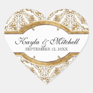 Black Tie Elegance 2, Golden Matching Sticker Seal