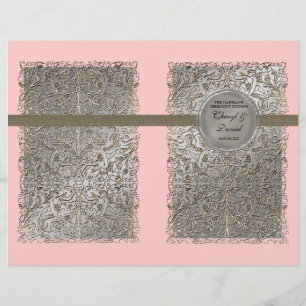 Black Tie Elegance, Silver Wedding Programs
