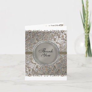 Black Tie Elegance, Thank You Notes Cards