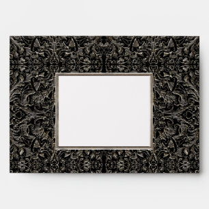 Black Tie Elegance Wedding Matching Envelope