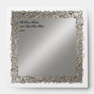Black Tie Elegance Wedding Matching Envelope