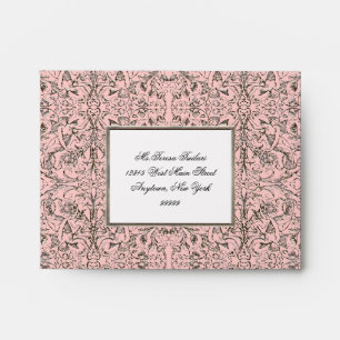 Black Tie Elegance Wedding Matching Envelope