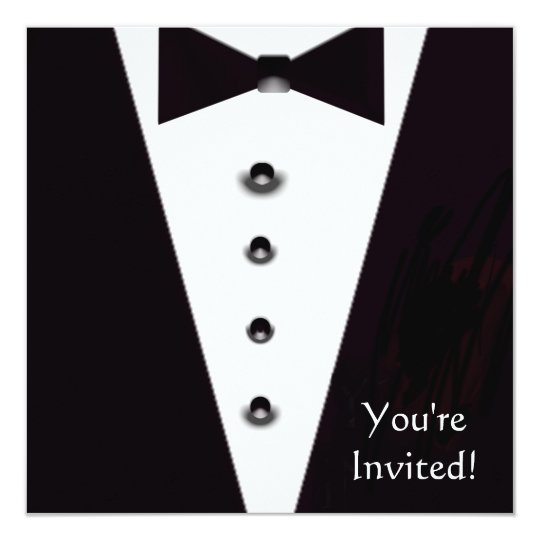 Black Tie Formal Event Invitation | Zazzle.com.au