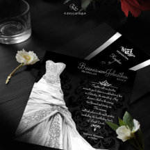 Black Tie Luxe Destination Invitation