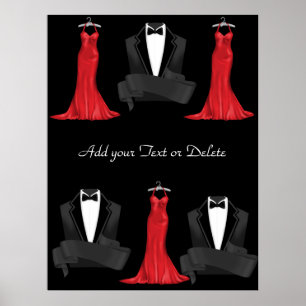 Black Tie Poster Carla