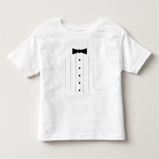 Black Tie Tuxedo Toddler T-Shirt