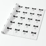 Black Tie Tuxedo Wrapping Paper<br><div class="desc">Black Tie Tuxedo Wrapping Paper. Black bowtie tuxedo pattern with black bowties print wrapping paper for gifts. This beautiful stylish wedding gifts paper is fully customisable,  personalise with your name,  add your texts and images!</div>