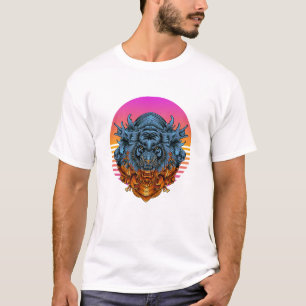 Black Tiger Head T-Shirt Collection