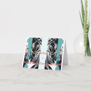 Black Tinted Teen Holiday Card