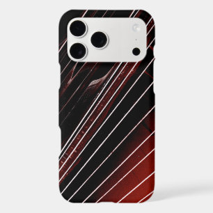 Black to Red with White Lines