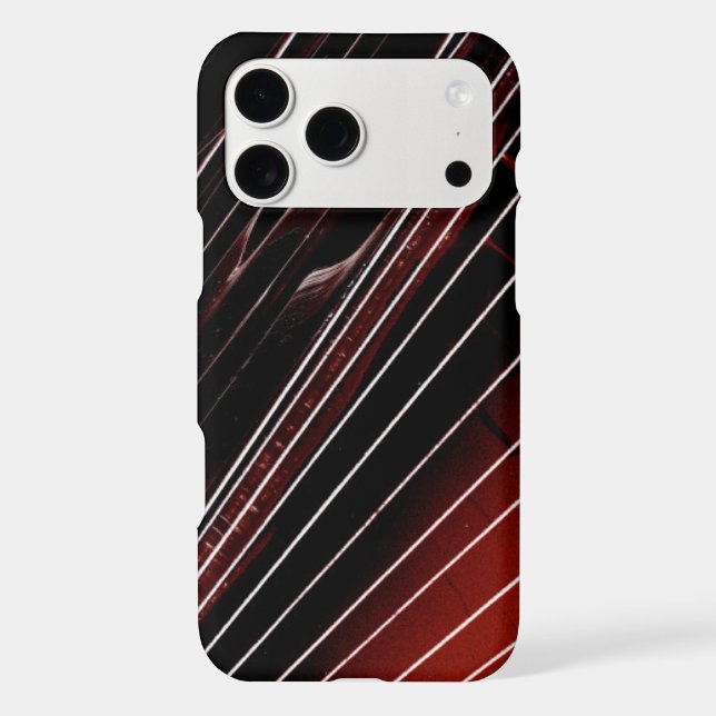 Black to Red with White Lines (Back)