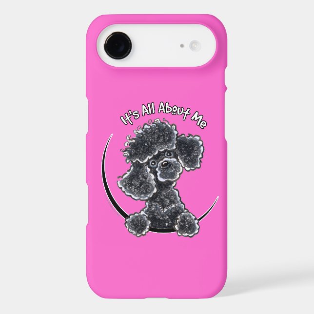Black Toy Poodle IAAM Case-Mate iPhone Case (Back)