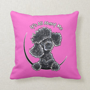 Black Toy Poodle IAAM Cushion