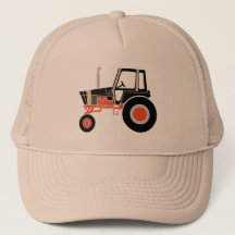 Black Tractor Hat