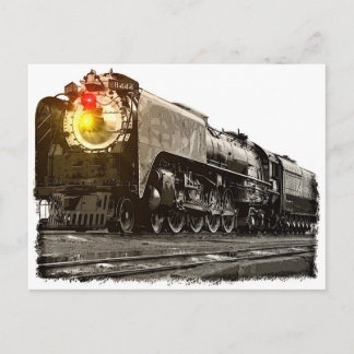 Black Train 8444 Postcard