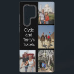 Black Travel Memories Samsung S22 Ultra Case<br><div class="desc">Black Travel Memories Samsung S22 Ultra Case.  Check out this black phone case that you can customise with your own travel photos.  Customise your names and what you want to say on it also.</div>