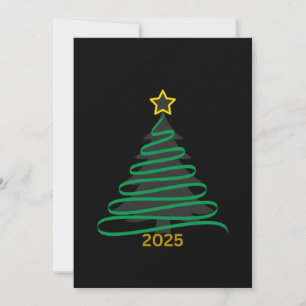 Black Tree Holiday Card