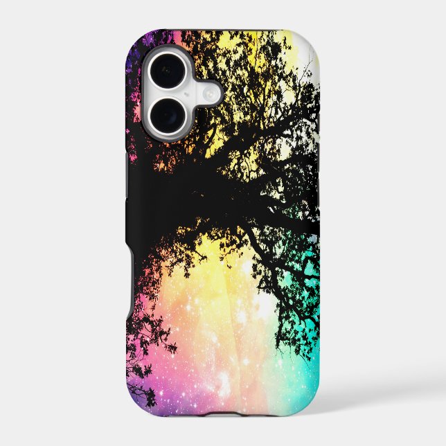 Black Trees Colourful Space (Back)