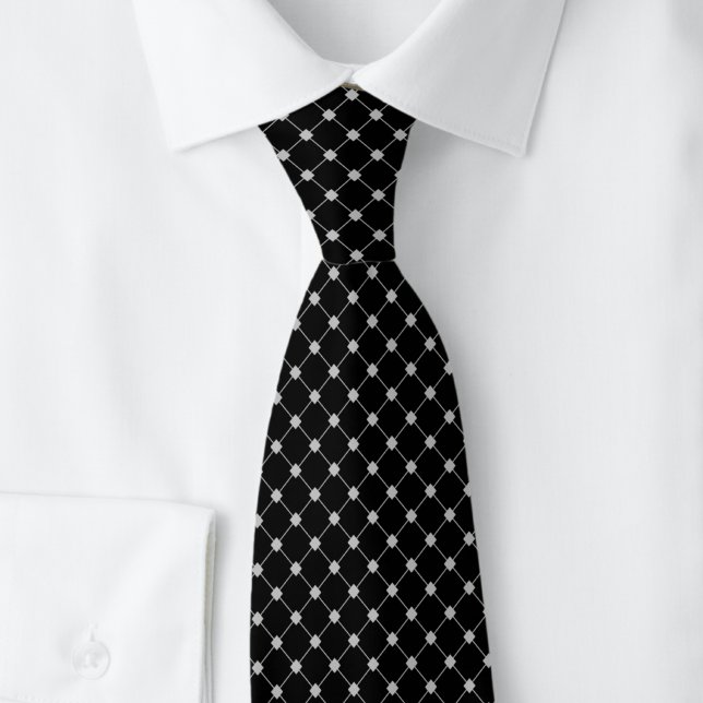 Black Trellis Tie (Creator Uploaded)