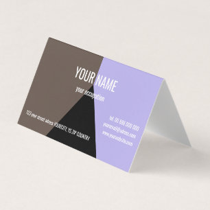 BLACK TRIANGLE Standard, 3.5" x 2.0" Business Card