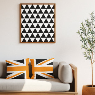 Black Triangles Poster