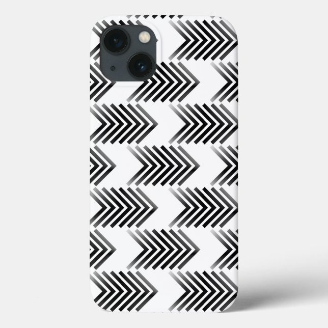 Black Tribal Arrow Pattern Case-Mate iPhone Case (Back)