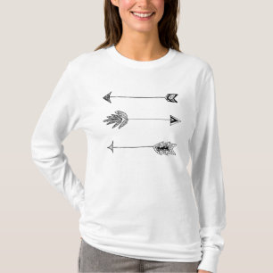 Black Tribal Arrows T-Shirt