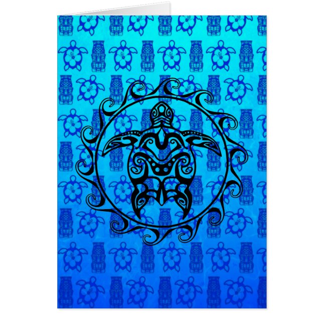 Black Tribal Turtle (Front)