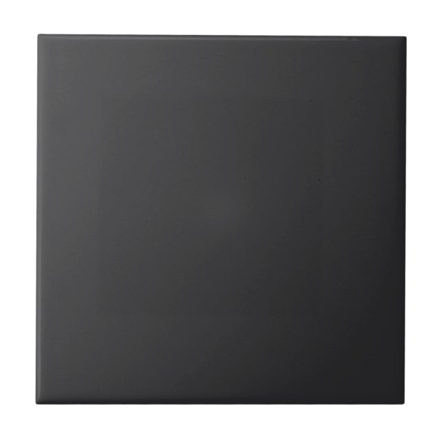 Black Tricorn Square Kitchen and Bathroom Ceramic Tile (Front)