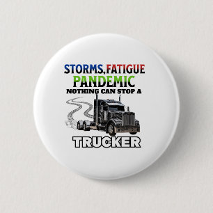 Black Truck Speed Road Strength Unstoppable Driver 6 Cm Round Badge