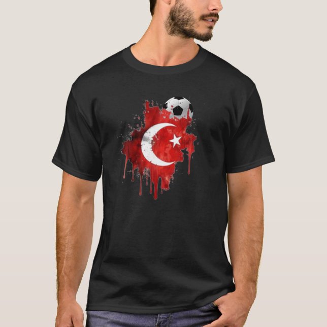 Black Turkey T-shirt. 06 T-Shirt (Front)