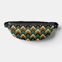 BLACK TURQUOISE GOLD ART DECO PATTERNS