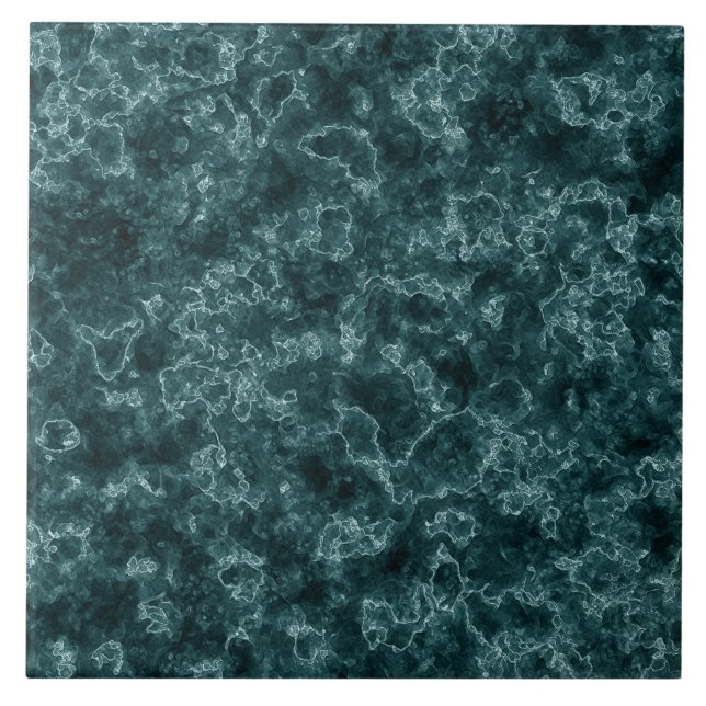 Black turquoise marble ceramic tile (Front)